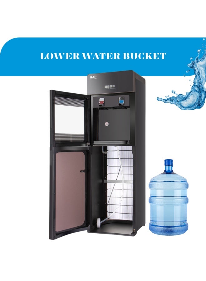 RAF Water Dispenser 645W – 4L Hot & 1L Cold Capacity, Rapid Boiling & Cooling, Lower Water Bucket, Low Noise, Dual Function for Home & Office - Image 5