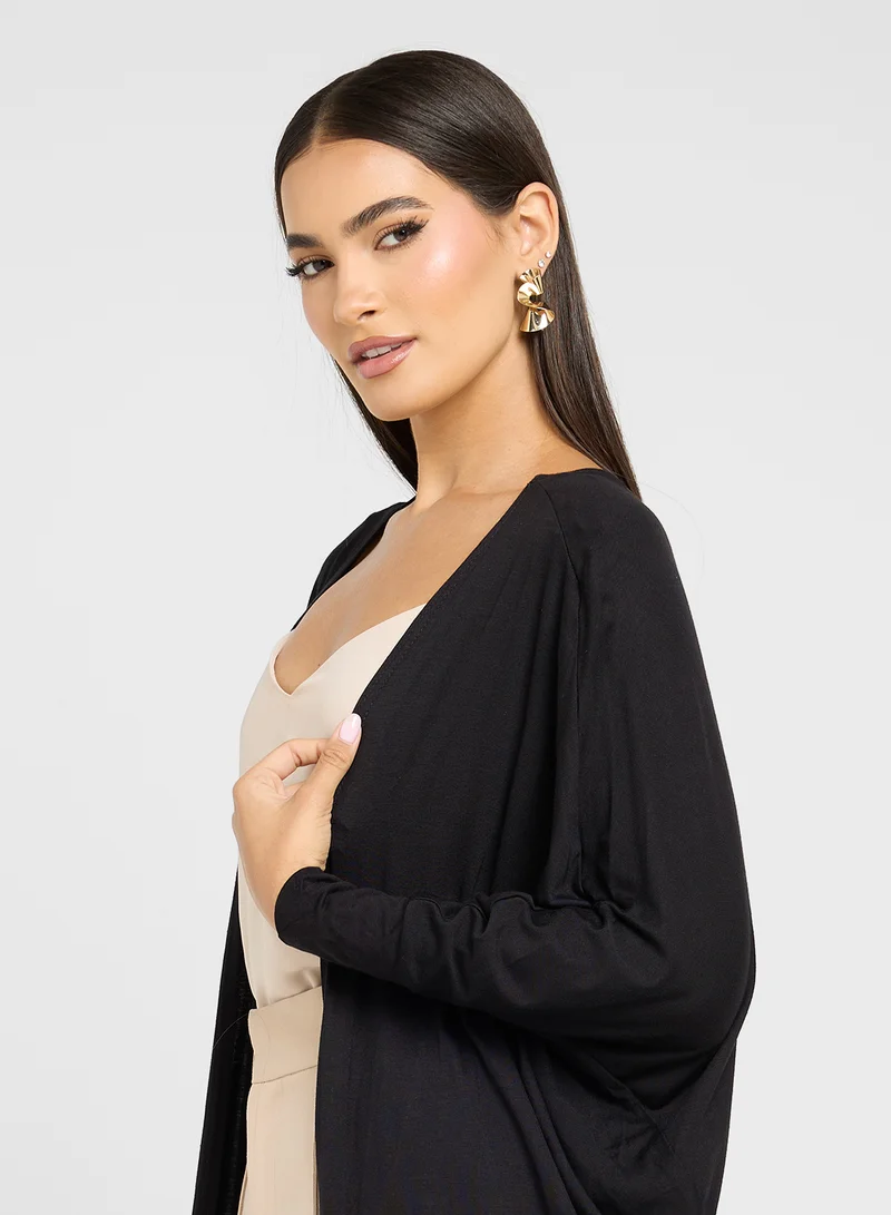 ايلا Open Front Cardigan