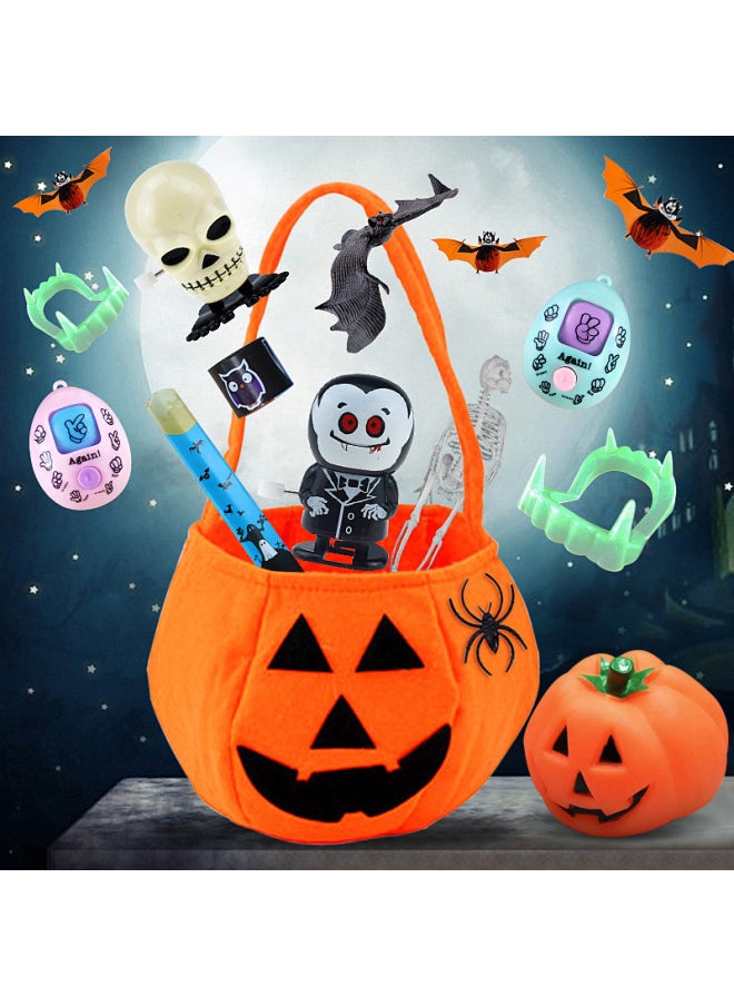 Generic Children's Halloween Party Toy Ghost Festival Human Bug Pumpkin Skeleton Halloween Trick Toy Set-Color:All Saints 2  - Image 3