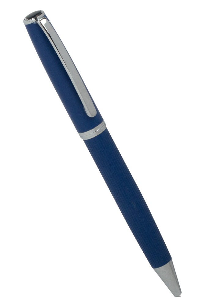 RS RS blue and silver striped pen  - Image 1