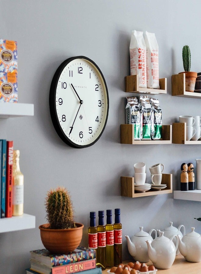 NEWGATE® Number Three Echo wall Clock | Modern Round Clock | 37cm | Black | Easy to Read Numbers | Ideal for Kitchen, Living Room or Office - Image 4