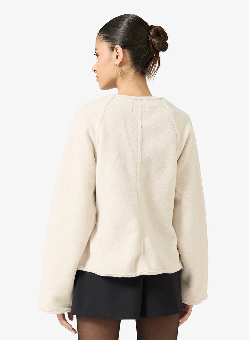 Ginger Structured Longline Jacket with Buckle Detail - Image 2