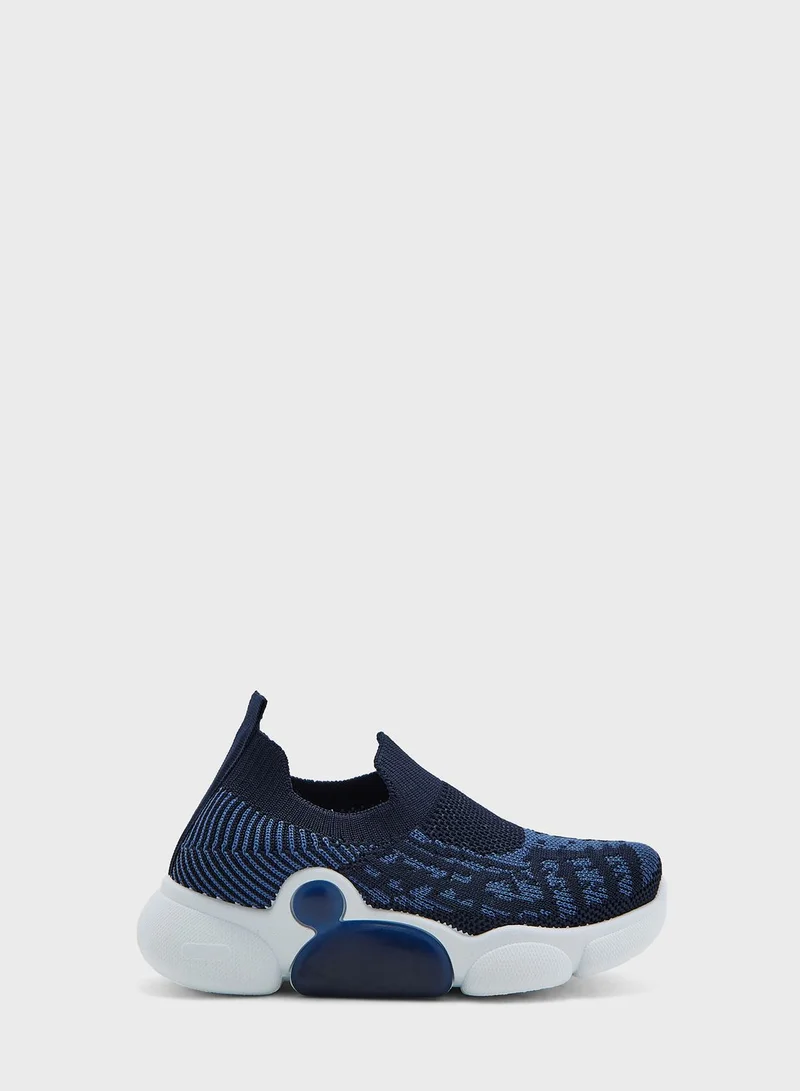 Pinata Patterned Knit Casual Slip On'S