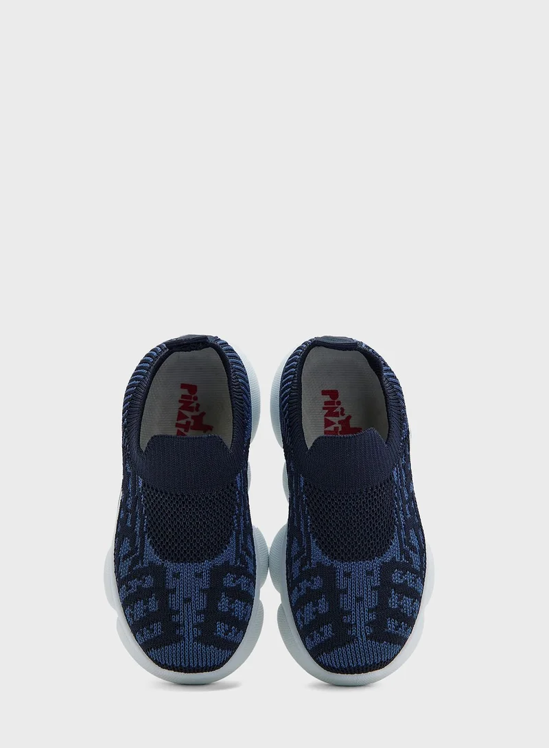 Pinata Patterned Knit Casual Slip On'S