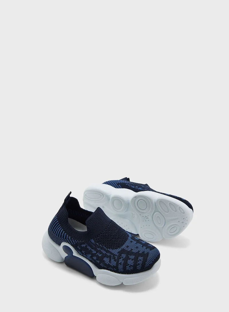 Pinata Patterned Knit Casual Slip On'S
