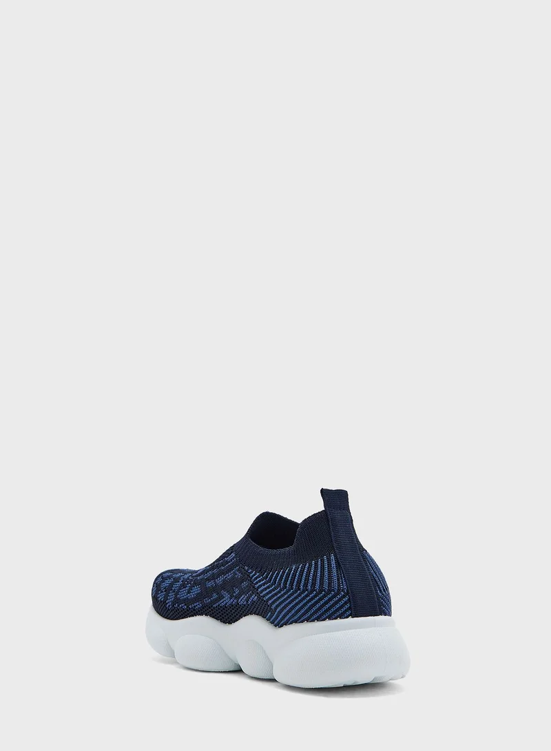 Pinata Patterned Knit Casual Slip On'S