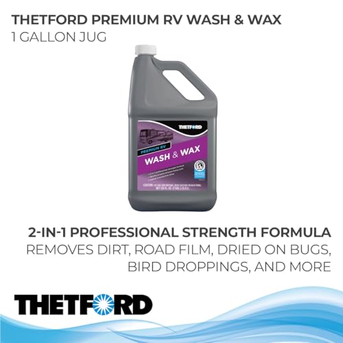 Thetford Premium RV Wash and Wax, Detergent and Wax for RVs / Boats / Trucks / Cars - 1 Gallon - Thetford 32517 - Image 2
