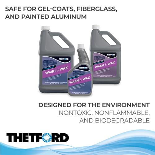 Thetford Premium RV Wash and Wax, Detergent and Wax for RVs / Boats / Trucks / Cars - 1 Gallon - Thetford 32517 - Image 3