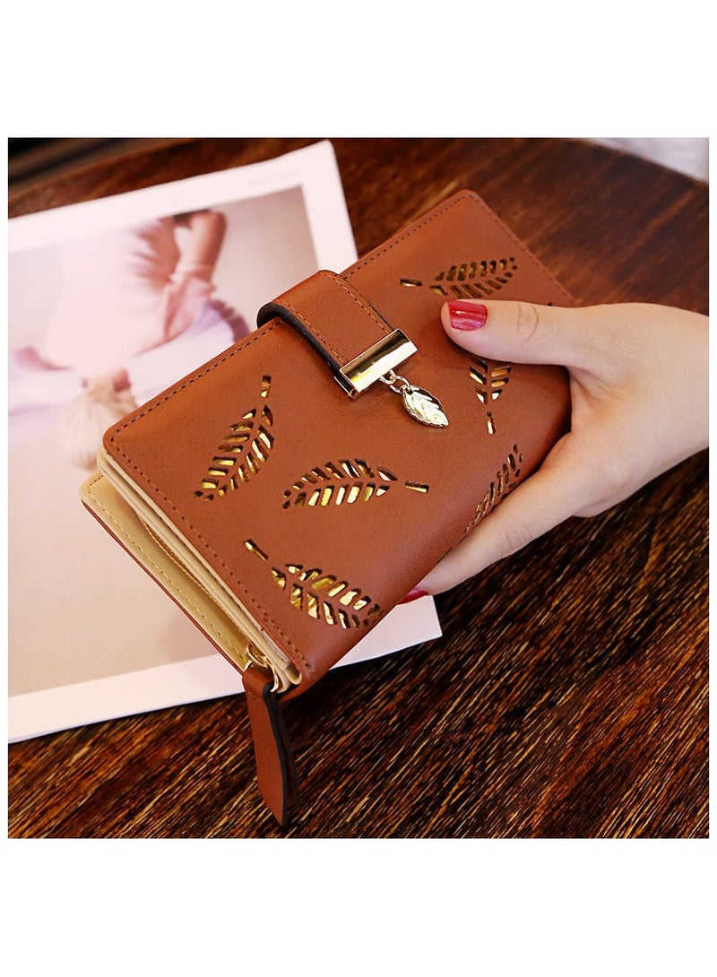 Baellery Women Wallet - Leaves - Caramel - Image 2