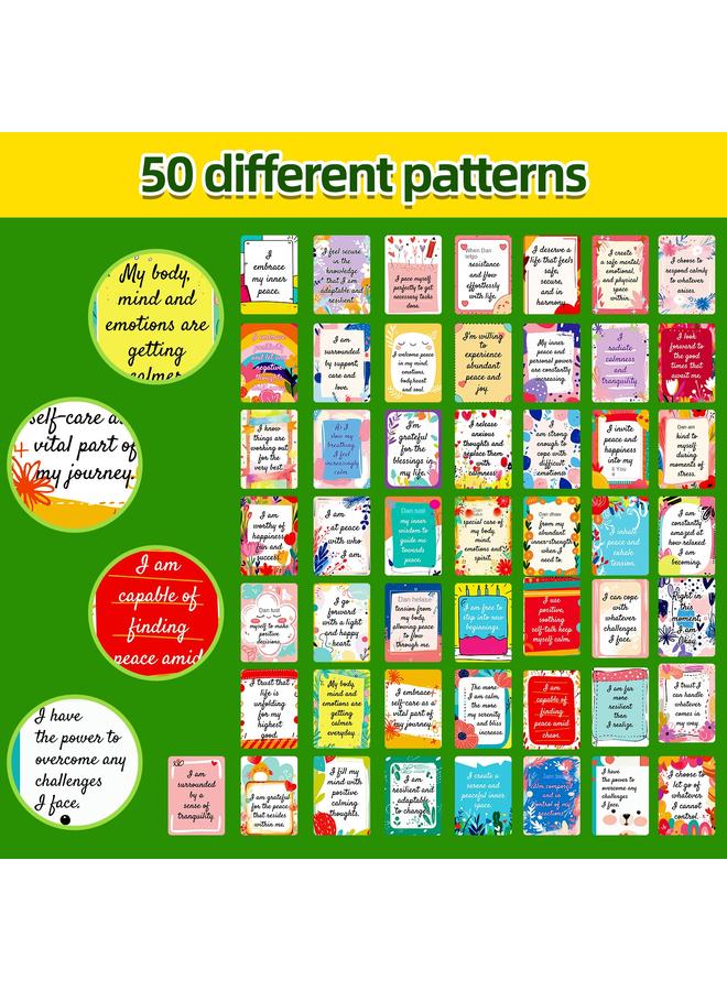 الأزرق جي دبليو رفع بنشاط 50 بطاقة تحفيزية عبارة إنجليزية بطاقة بريدية بطاقة بريدية إبداعية الاسم الإنجليزي بطاقة تحفيزية - Image 3