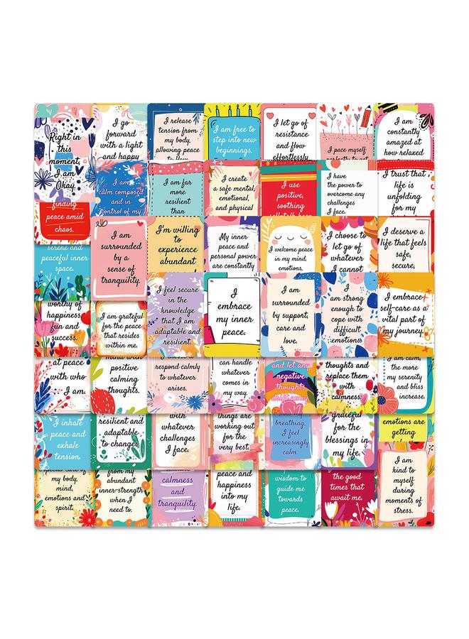 الأزرق جي دبليو رفع بنشاط 50 بطاقة تحفيزية عبارة إنجليزية بطاقة بريدية بطاقة بريدية إبداعية الاسم الإنجليزي بطاقة تحفيزية - Image 2