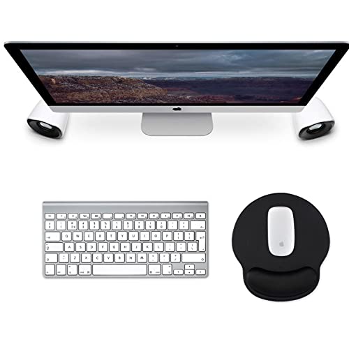 eulps Mouse Pad with Wrist Rest, Comfortable Computer Mousepad with Gel Wrist Support Smooth Surface and Non-Slip PU Base for Pain Relief, Laptop, Office & Home (Black) - Image 2
