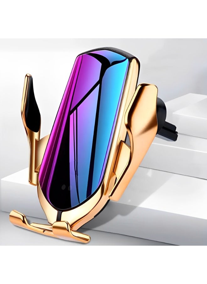 REOCLE - Wireless Car Charger 10W Fast Wireless Charger for car Auto-Clamping Fit for iPhone 15 14 13 12 11 Pro Max & Samsung Galaxy S23 Ultra S22 S21 S20 S10+ S9+ Note 9 etc - Image 1