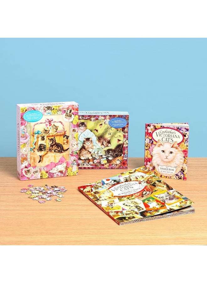 Cynthia Hart's Victoriana Cats: Basket of Mischief 1,000-Piece Puzzle - Image 4