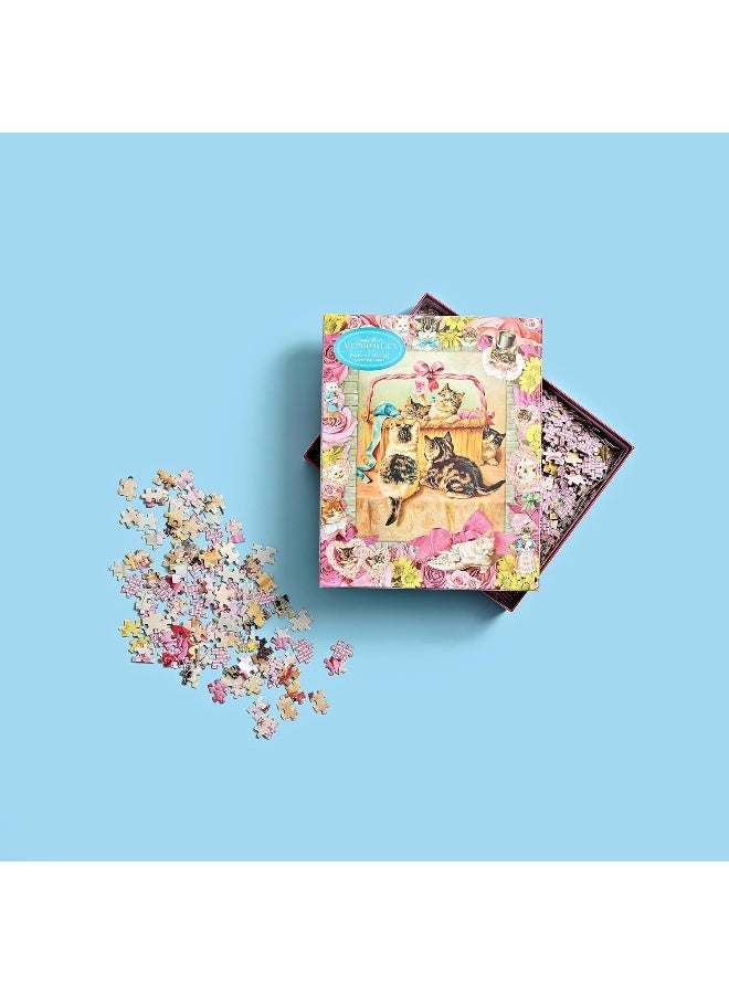 Cynthia Hart's Victoriana Cats: Basket of Mischief 1,000-Piece Puzzle - Image 5