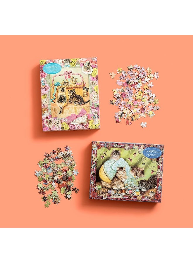 Cynthia Hart's Victoriana Cats: Basket of Mischief 1,000-Piece Puzzle - Image 1