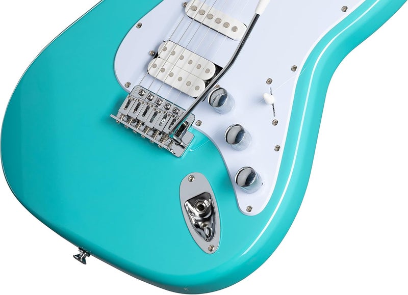Kramer Focus VT-211S Electric Guitar in Teal - Image 2