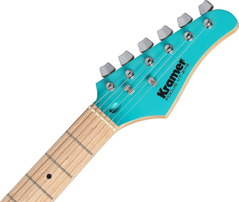 Kramer Focus VT-211S Electric Guitar in Teal - Image 3