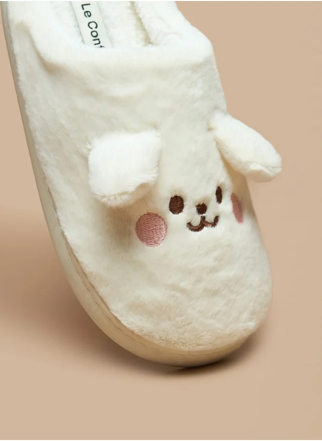 Le Confort Ear Applique Bedroom Slippers