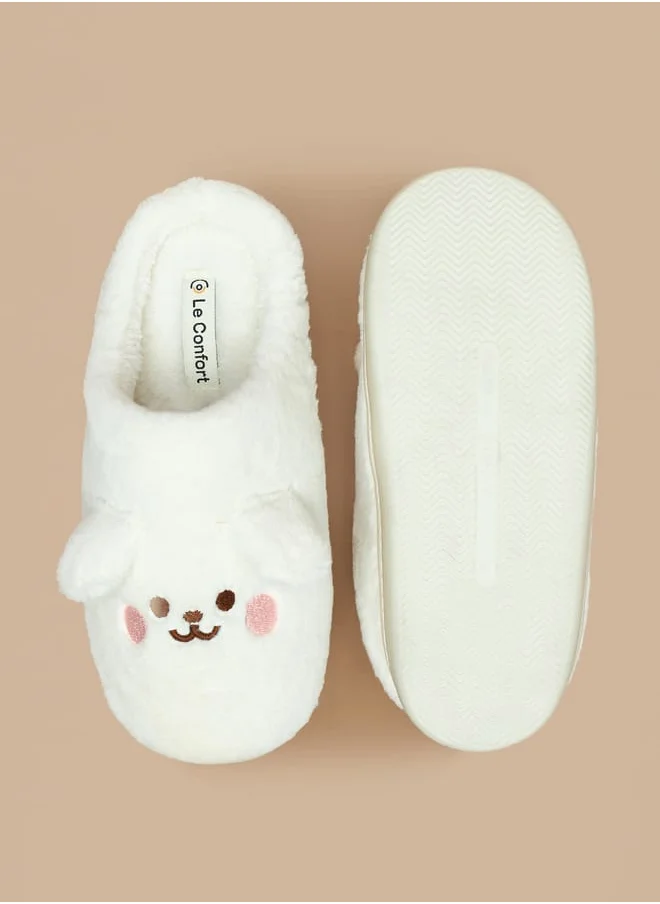Le Confort Ear Applique Bedroom Slippers