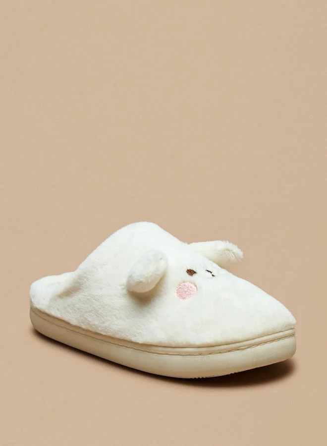 Le Confort WHITE Ear Applique Bedroom Slippers for Women | Best Price UAE