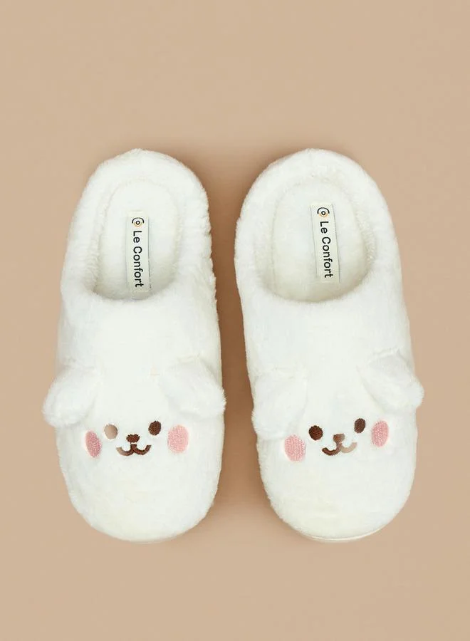 Ear Applique Bedroom Slippers