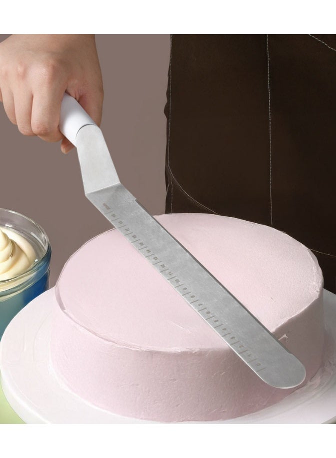 Spatula for Baking, Kitchen Scraper, Cake Spatula - Image 1