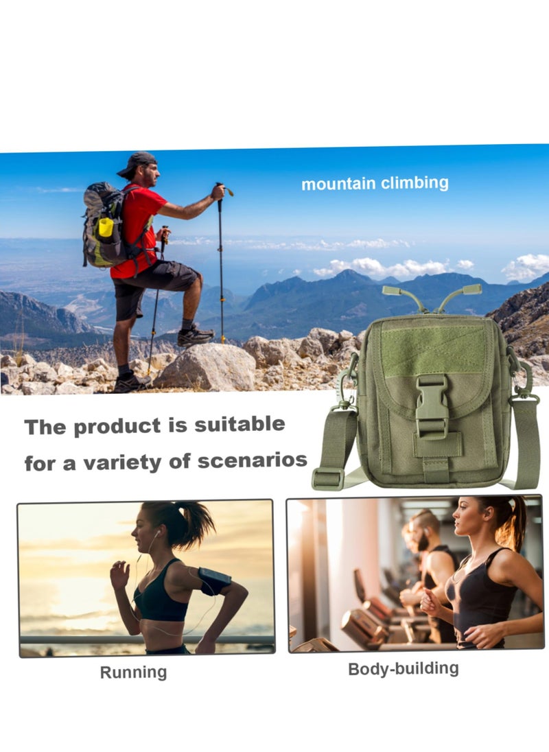 Y&D - Tactical Waist Bag Military Pack, Waterproof Utility Belt with Safety Carabiner, Suitable for Hiking Mountaineering&Camping &Riding&Fishing&Shooting(Green) - Image 1