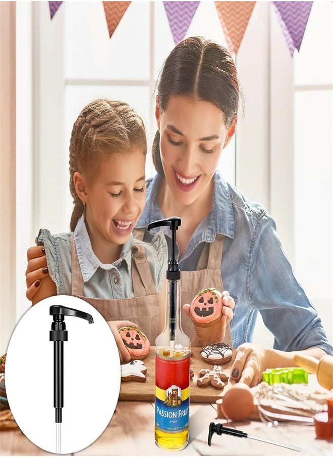 Generic Syrup Pump, 6pcs Coffee Syrup Dispenser Pump, Syrup Pump Dispenser Caramel Syrup Pump Replacement Kitchen Dinning Coffee Bar Drinking Mixes  - Image 3