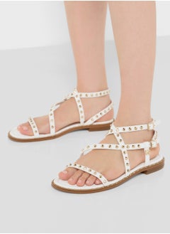 GUESS Yamara Casual Flat Sandals  - Image 5