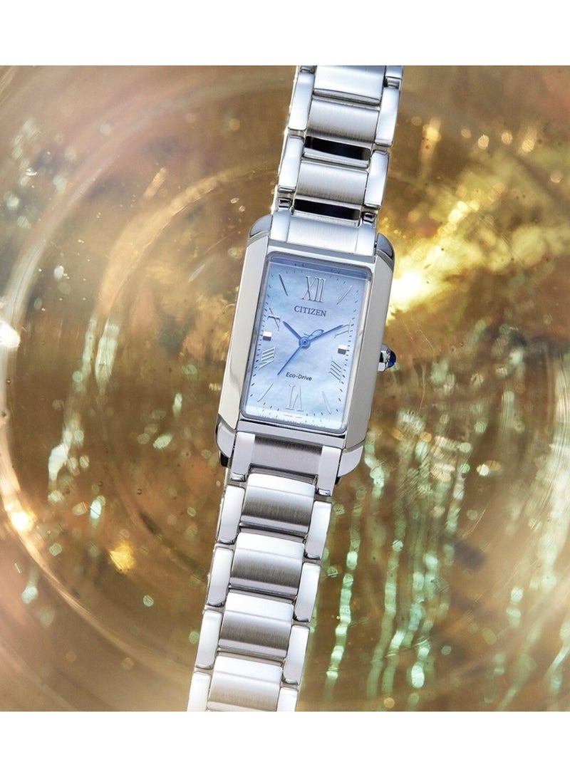 CITIZEN Eco-Drive Watch EW5620-55N, 32.5mm White Dial, Stainless Steel Bracelet, 50 M WR - Image 2