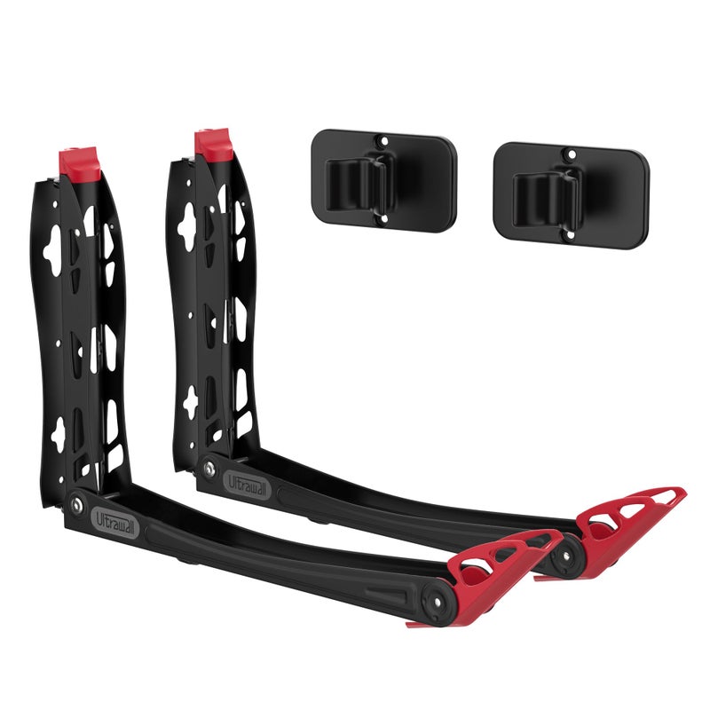 Ultrawall BIKEPAL Swivel Bike Racks, No Lift Wall Mounted Bike Storage Solution for Home & Garage, 2 Pack - Image 1
