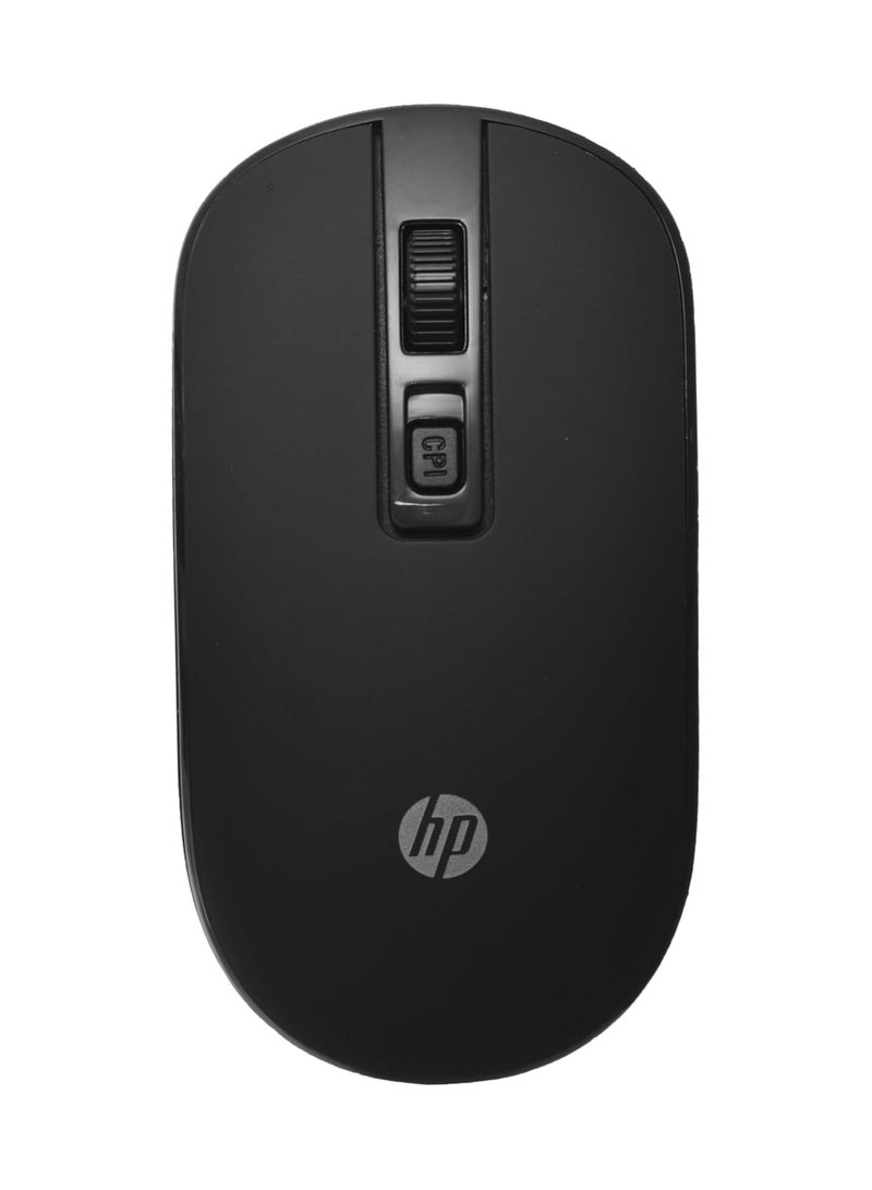 HP S4000 Wireless Mouse 2.4GHz Wireless Silent Portable Silm 1600dpi Laptop Optical Mice - Image 1