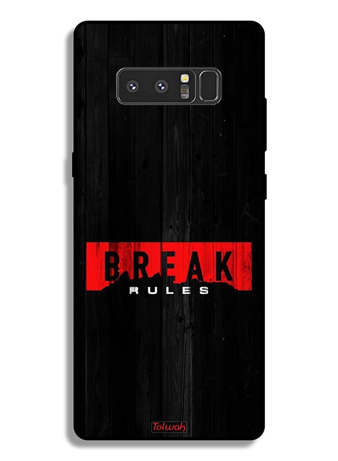 Tolwak Samsung Galaxy Note 8 Protective Case Cover Break Rules - Image 2