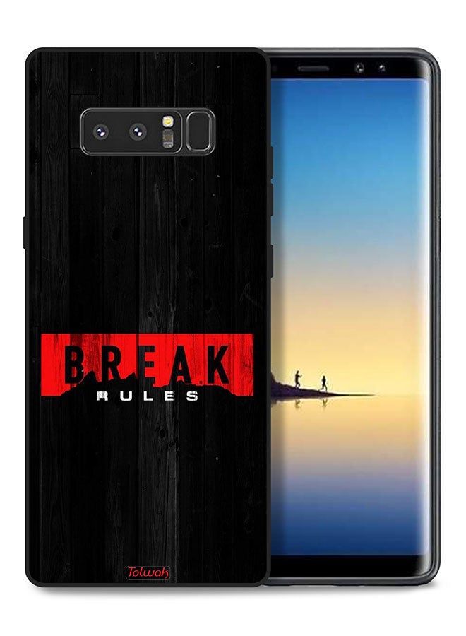 Tolwak Samsung Galaxy Note 8 Protective Case Cover Break Rules - Image 1