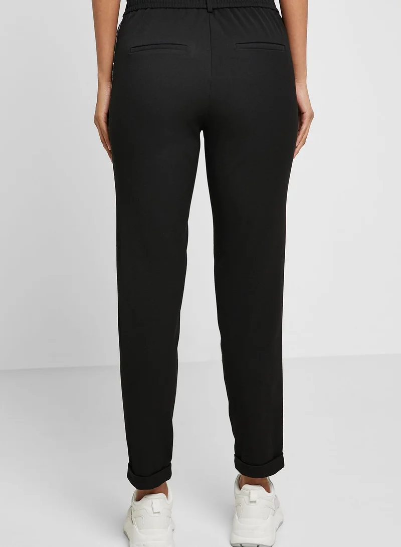 VERO MODA Animal Print Panel Pants