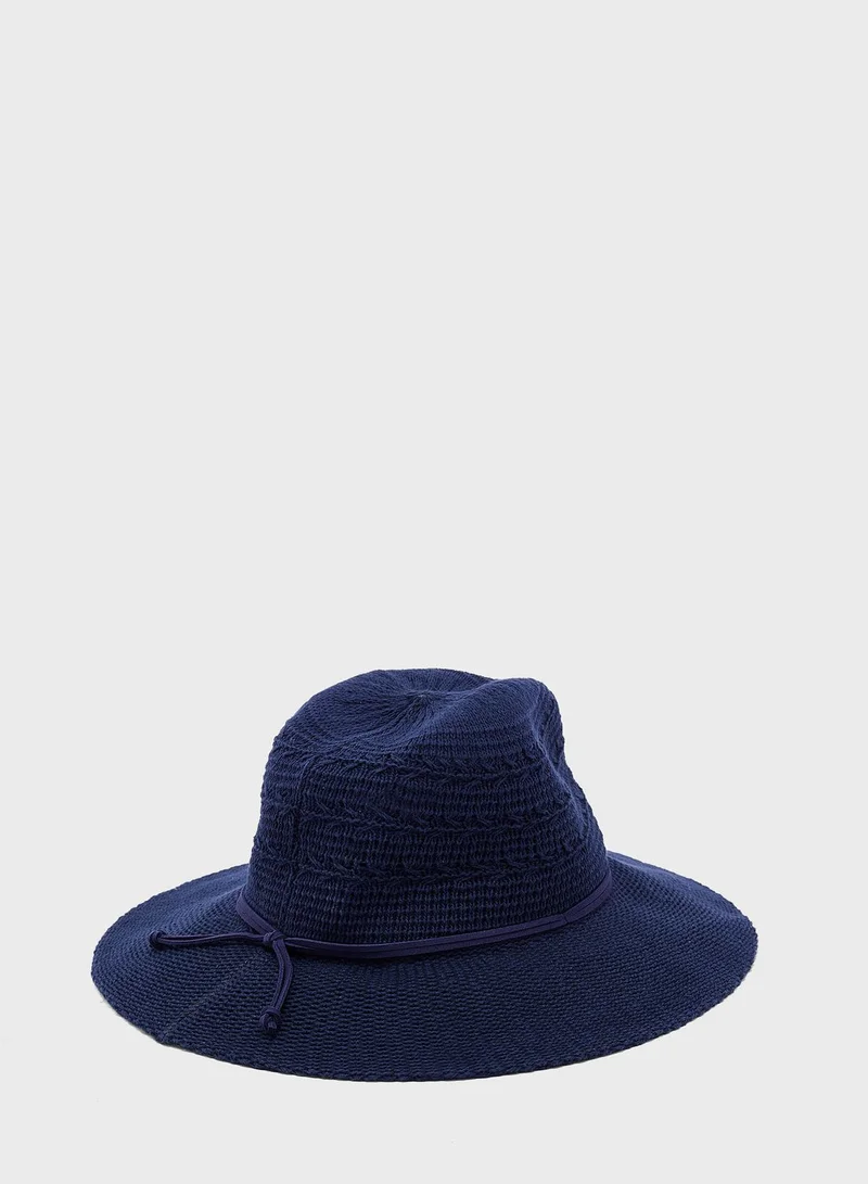 Marks & Spencer Cotton Rich Packable Fedora Hat