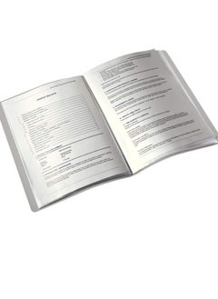PARTNER 1-Piece Display Book With 60 Pockets Light Blue Cover  - Image 2