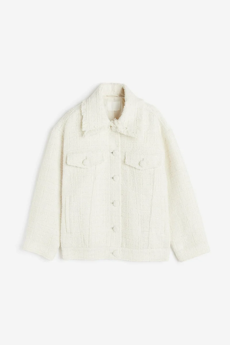 H&M Textured-weave jacket