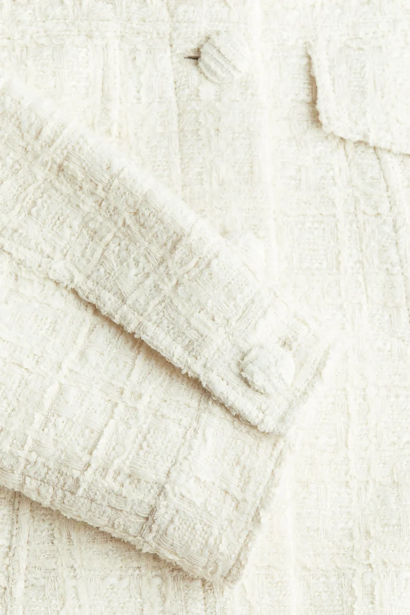 H&M Textured-weave jacket