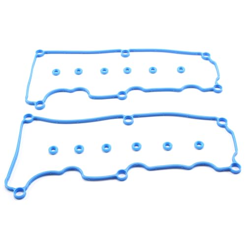 AUCERAMIC VS50646R VS50402 Valve Cover Gasket Set Compatible with 2005 2006 2007 2008 2009 2010 Ford Mustang 4.0L V6 SOHC 12V - Image 1