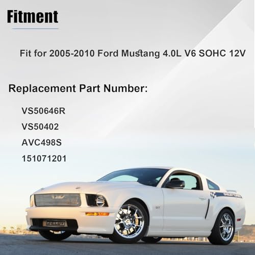 AUCERAMIC VS50646R VS50402 Valve Cover Gasket Set Compatible with 2005 2006 2007 2008 2009 2010 Ford Mustang 4.0L V6 SOHC 12V - Image 2