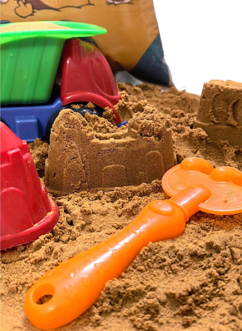 كريتر  رمل طبيعي مغسول وجاف 10 كجم مثالي لصندوق الرمل والاستخدام الخارجي ممتع للعب وتطوير المهارات. - Image 5