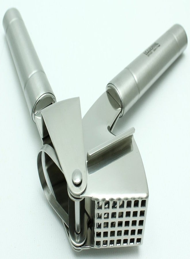 EcoJeannie Premium Garlic Press with Hanging Hook & Cleaning Brush - Commercial Grade Stainless Steel (GP0001) - Image 3