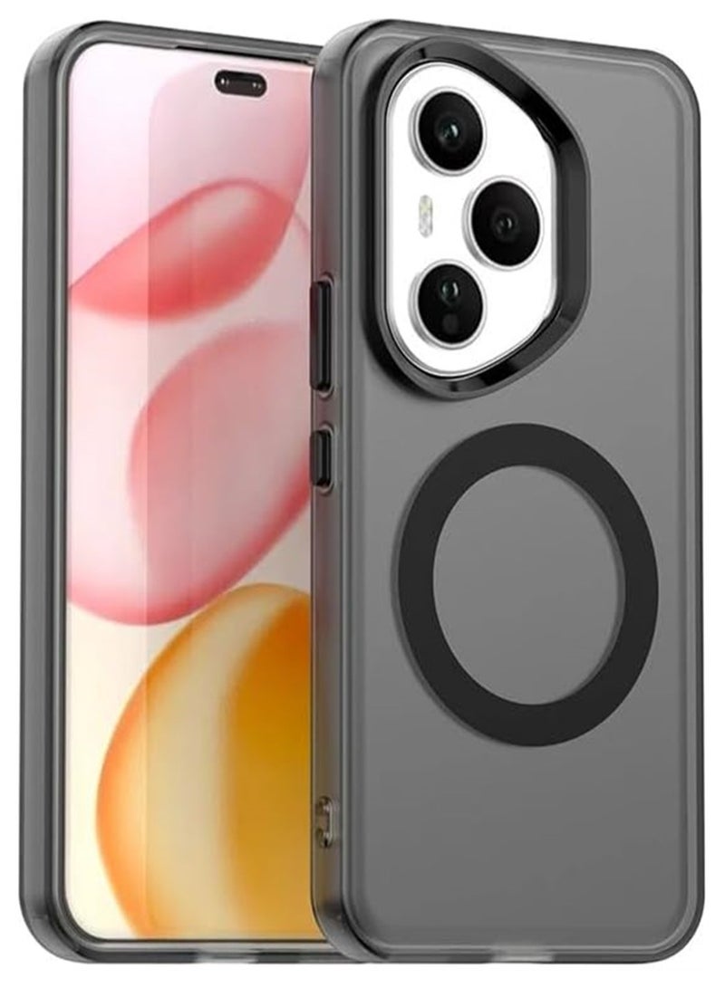 Fankalo Magnetic Phone Case for Honor 400 Pro 5G,Supports Wireless Charging, TPU Shockproof Phone Cover,Anti-Slip,No Yellowing - Image 1