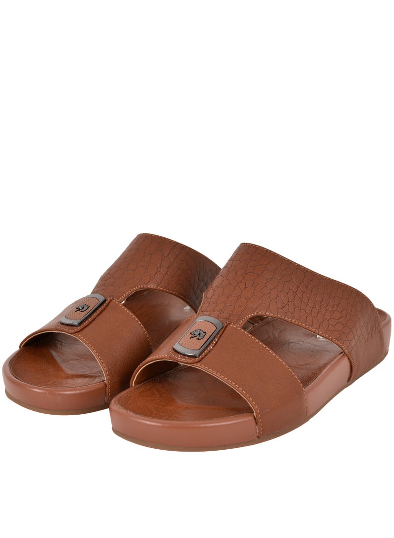 Egoss Mens Dual Textured Strap Sandals - Image 1