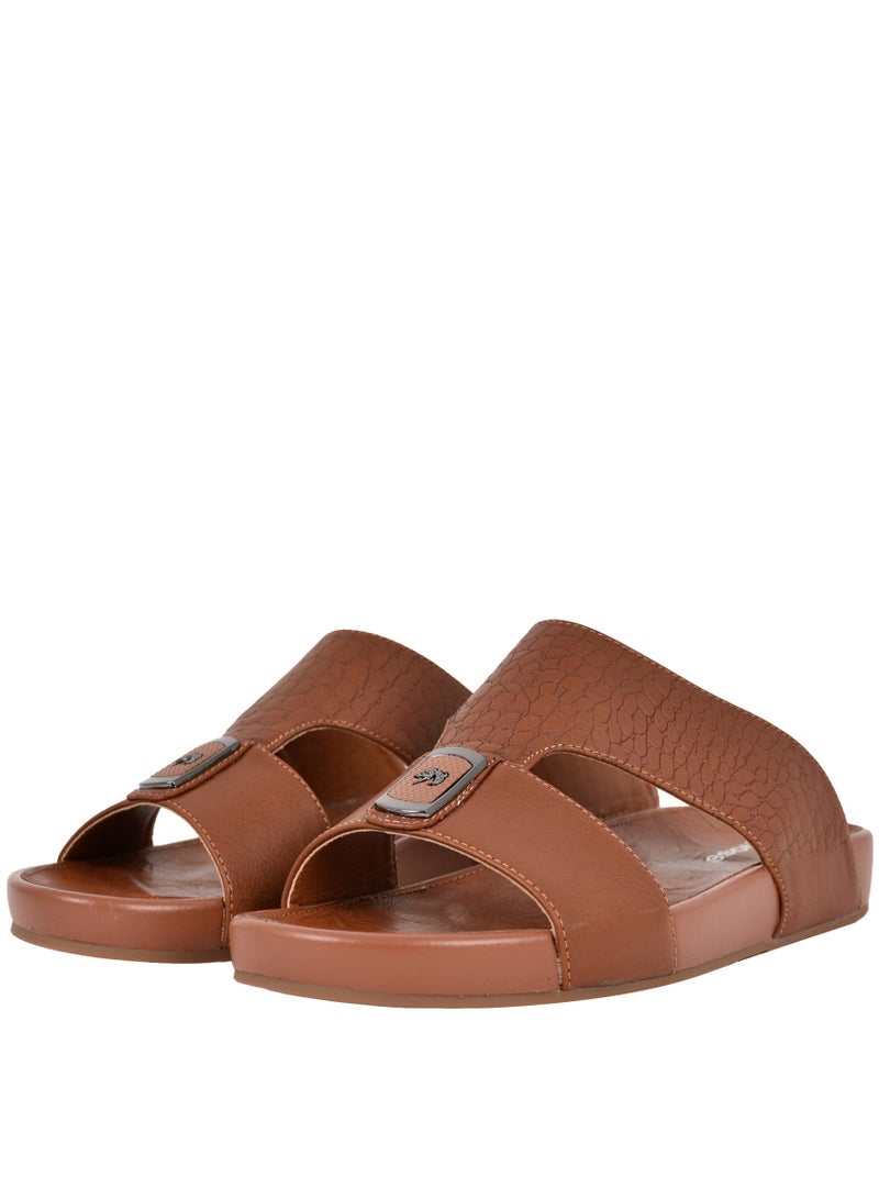 Egoss Mens Dual Textured Strap Sandals - Image 2