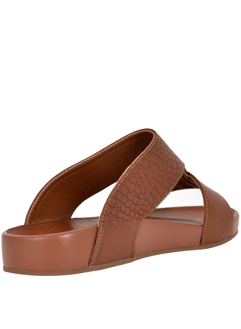 Egoss Mens Dual Textured Strap Sandals - Image 4