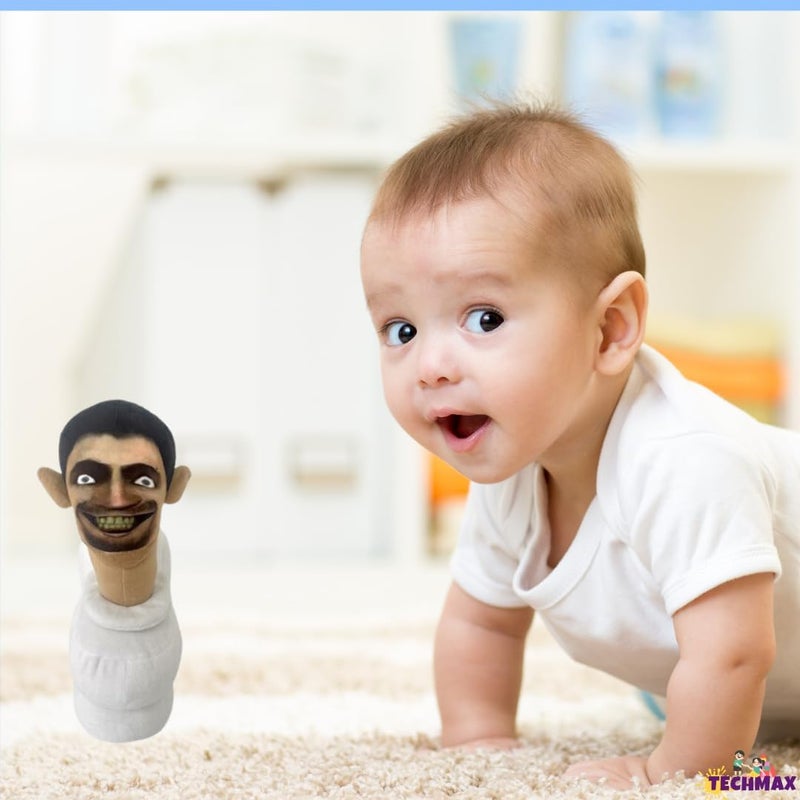 TechMax Solution Scary Toilet Smile Plush Toy Stuffed Plushie Doll Toys Collectible Gifts for Kids Fans Adults Birthday - Image 4