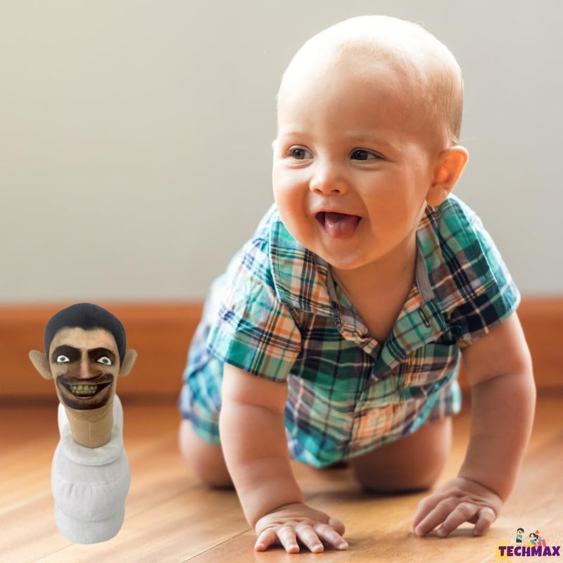 TechMax Solution Scary Toilet Smile Plush Toy Stuffed Plushie Doll Toys Collectible Gifts for Kids Fans Adults Birthday - Image 5
